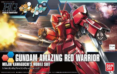 Bandai 5065732 #026 Gundam Amazing Red Warrior Meijin Kawaguchis Mobile Suit HG 1/144 Scale Model Kit