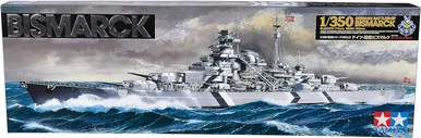 Tamiya 78013 German Battleship Bismarck 1/350 Scale Model Kit