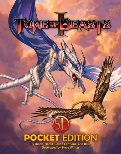 Kobold Press 9573 Tome of Beasts 1 Pocket Edition Softcover