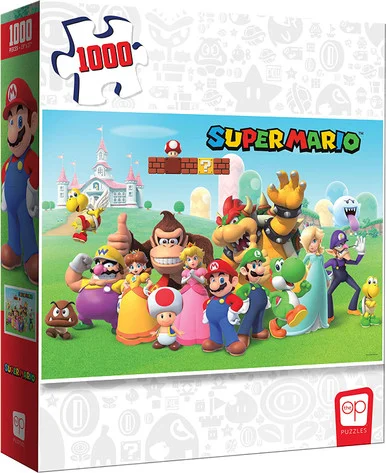 USAopoly USOPZ005735 Puzzle Super Mario Mushroom Kingdom 100 Piece Jigsaw Puzzle