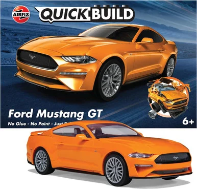 Airfix J6036 Ford Mustang GT Quick Build Model Kit - Airfix Models