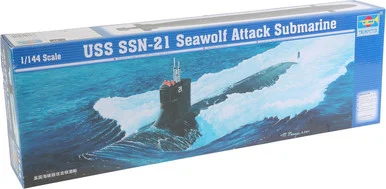 Trumpeter 5904 USN Seawolf SSN21 Attack Submarine 1/144 Scale Model Kit