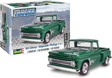 Revell 85-7210 1965 Chevy Stepside Pickup 2'N1 1/25 Scale Model Kit