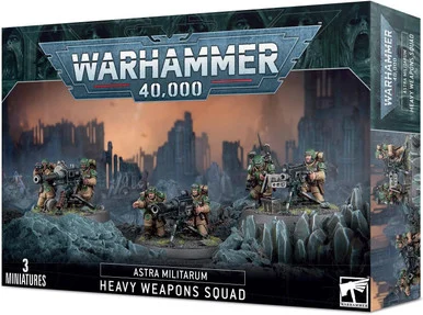 Warhammer 47-19 Warhammer 40,000: Astra Militarum: Cadian Heavy Weapons Squad