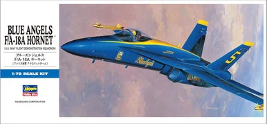 Hasegawa D10 00440 F/A-18A Hornet Blue Angels 1/72 Scale Model Kit