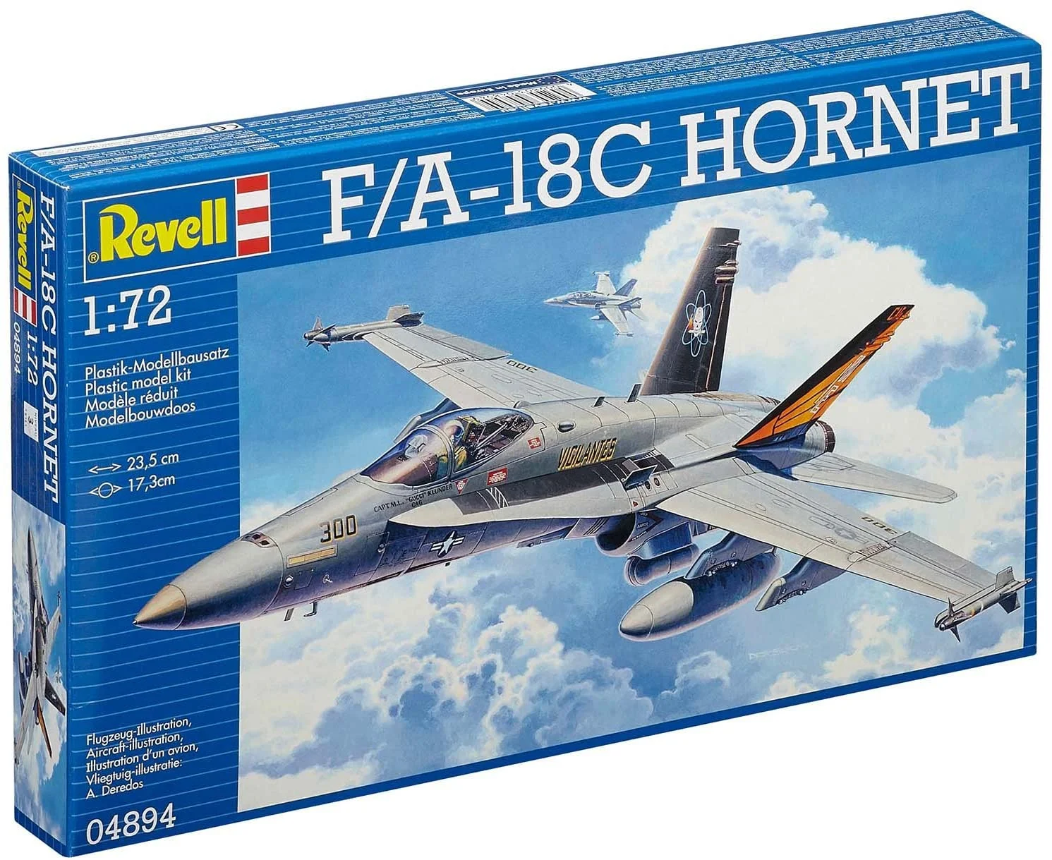 Boeing F-18C Hornet 1:72 Scale Model Kit