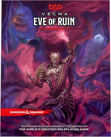 Wizards of the Coast D37040000 Dungeons & Dragons RPG: Vecna Eve of Ruin Hard Cover
