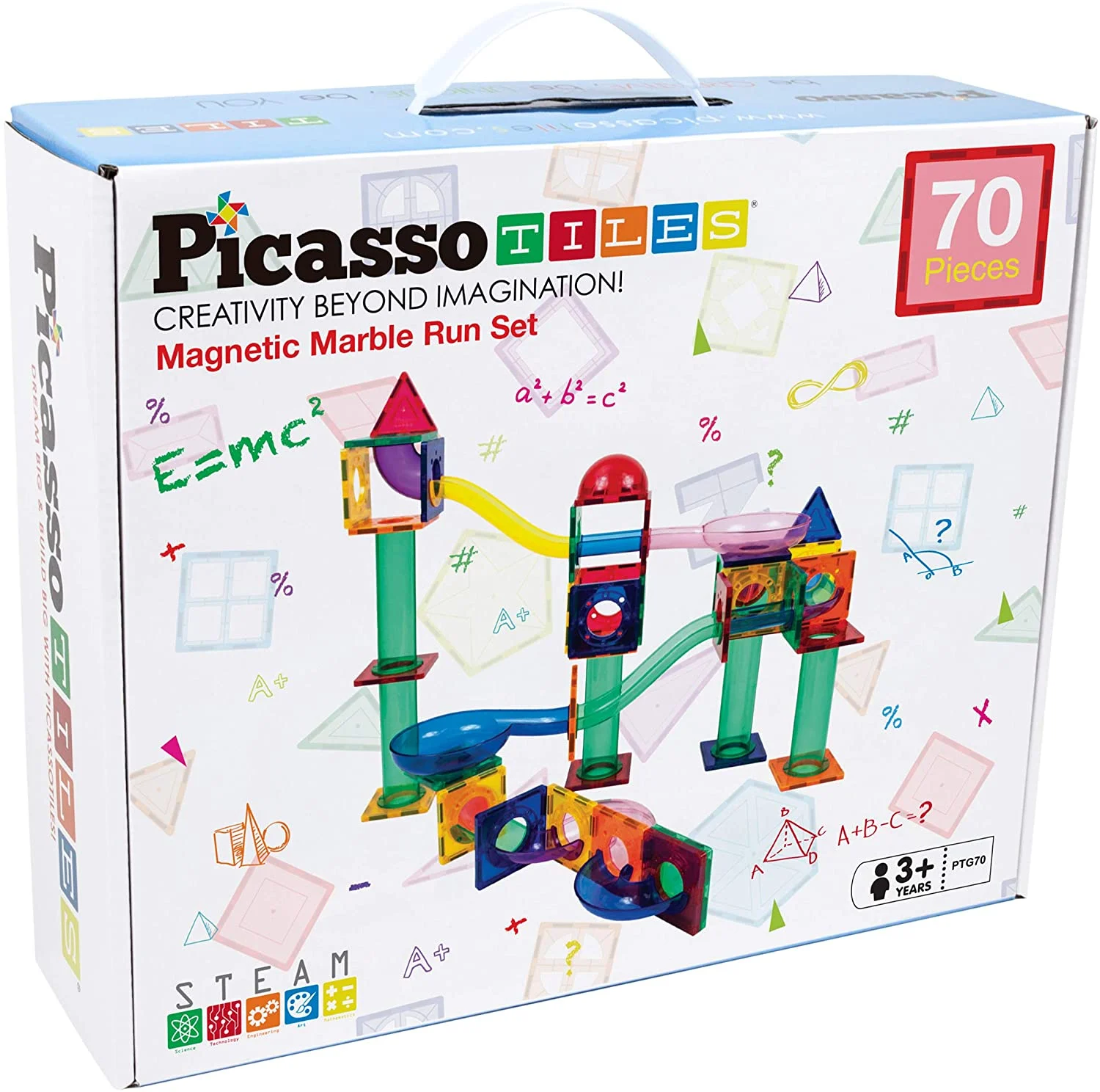 Marble Run 70 Piece Magnetic Building Block Kit - Picasso Tiles