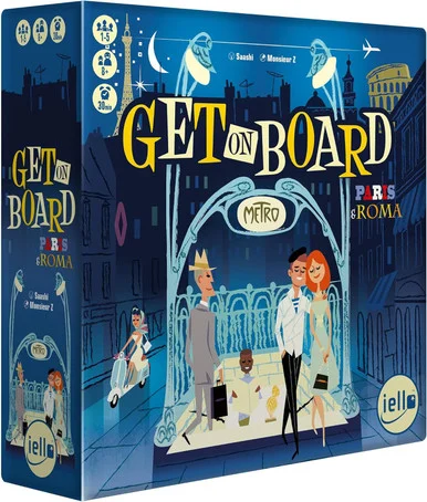 IELLO GOBPR Get On Board: Paris and Roma - Iello Games