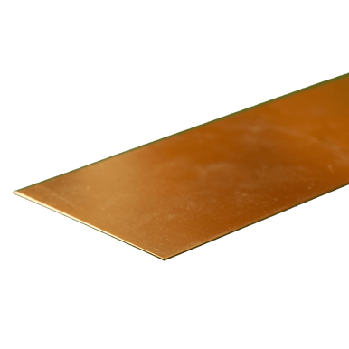 K&S Metals 8249 Brass Strip 0.064" Thick X 2" Wide x 12" Long (1 Piece)