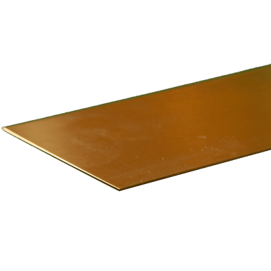 K&S Metals 8239 Brass Strip 0.025" Thick x 2" Wide x 12" Long (1 Piece)