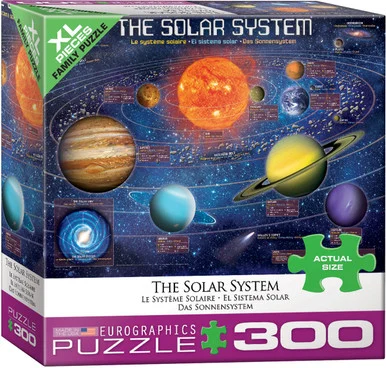 EuroGraphics 8300-5369 The Solar System Illustrated 300-Piece XL Puzzle