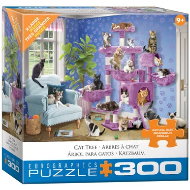 EuroGraphics 8300-5997 Cat Tree 300-Piece XL Puzzle