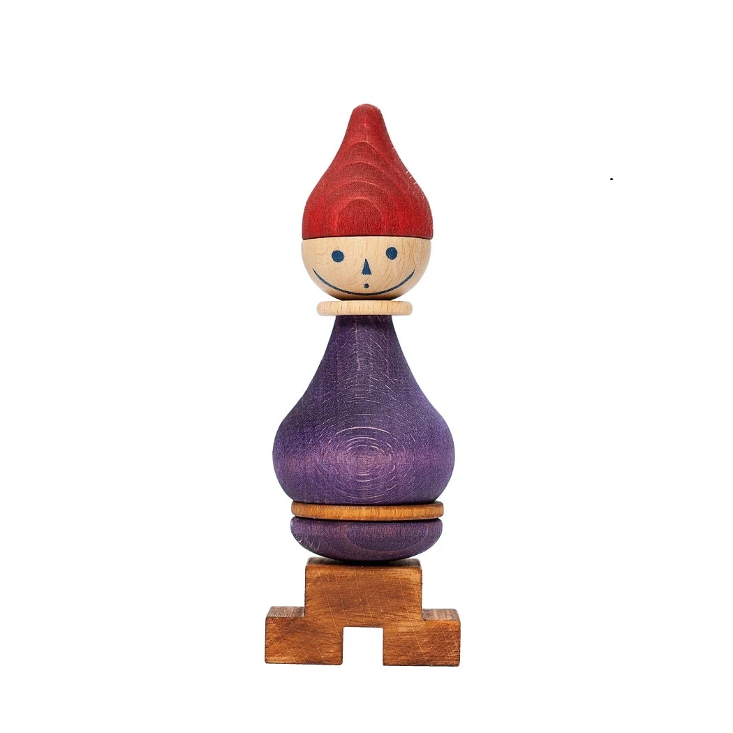 Stacking Toy Stick Figure No. 06 - Wooden Story