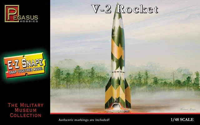 V-2 Rocket 1/48 Scale Snap Model Kit