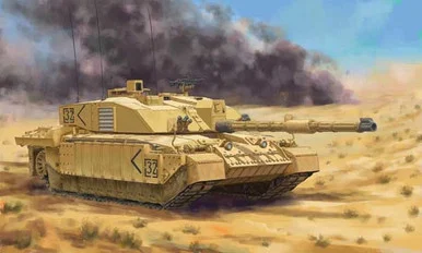 1/48 British Challenger II (OP.Telic) Iraq 2003 - Hobby Boss - HYB