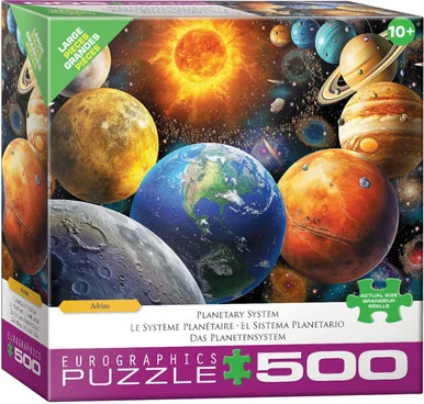 EuroGraphics 8500-6007 Planetary System 500-Piece Large Puzzle