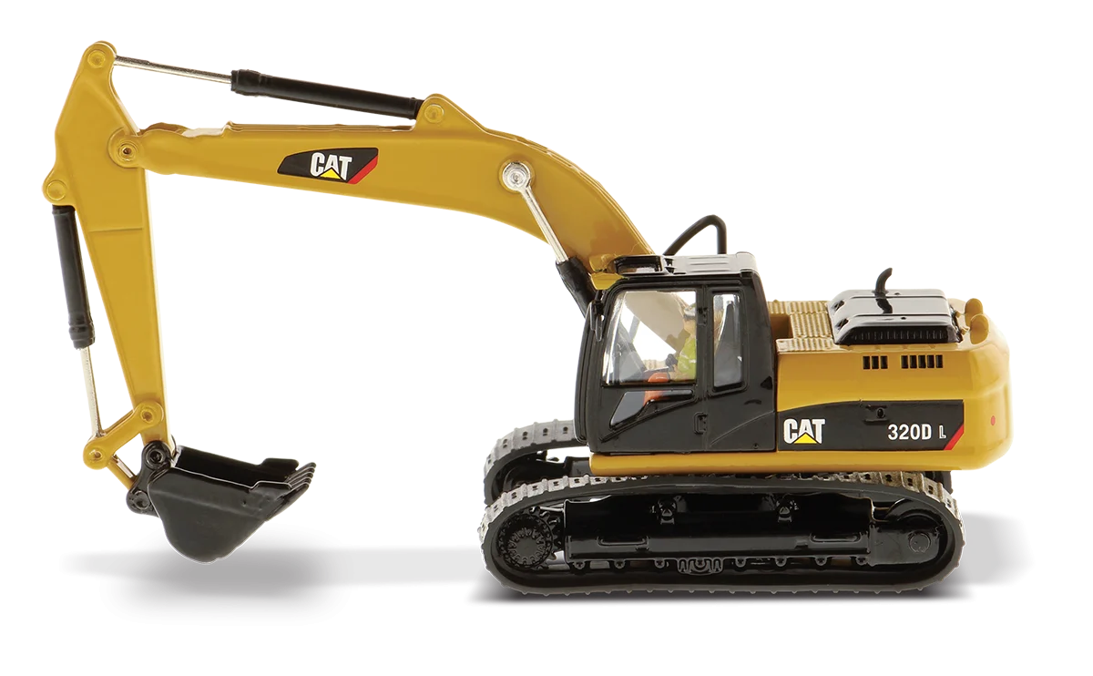 Caterpillar 320D L Hydraulic Excavator 1:87 (HO) Scale Model - Diecast Masters