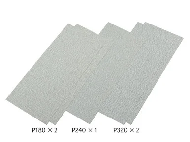 Tamiya 87009 Finishing Abrasives Set Medium, 5 Sheets