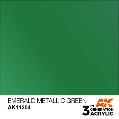 3G 204 - Emerald Metallic Green - AK11204