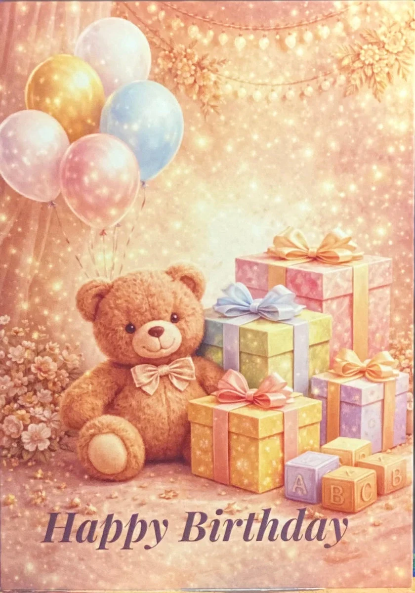 Tender Moments Co. Teddy Bear Birthday Card - Grandma's Place