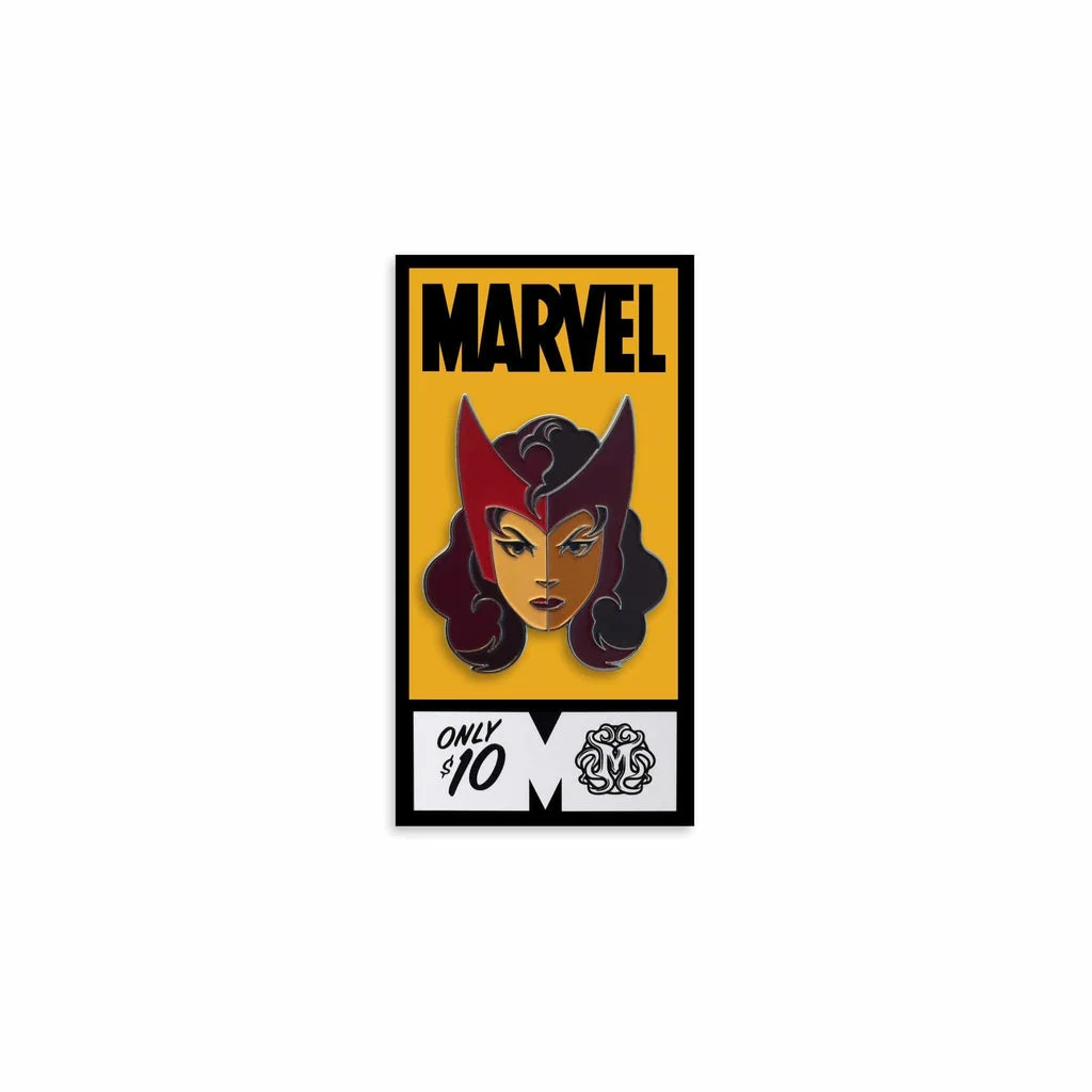Scarlet Witch Enamel Pin - Tom Whalen