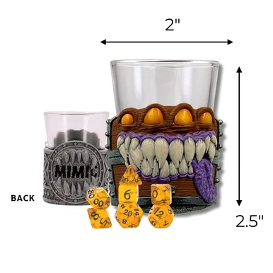 Sirius Dice SDZ2003-02 Dungeons & Dragons: Mini Dice Cup