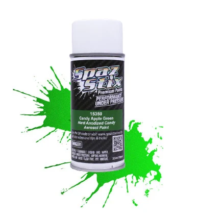 Spaz Stix 15359 Candy Apple Green Aerosol Paint 3.5oz
