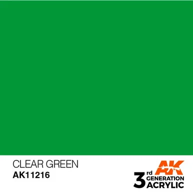 3G 216 - Clear Green - AK11216