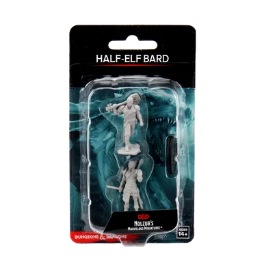 Wizkids 90055 Dungeons & Dragons Nolzur`s Marvelous Unpainted Miniatures: Male Half-Elf Bard
