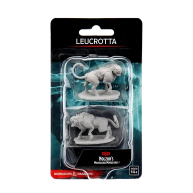 Wizkids 90067 Dungeons & Dragons Nolzur`s Marvelous Unpainted Miniatures: Leucrotta