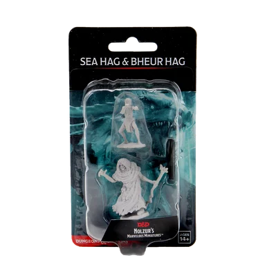 Wizkids 90072 Dungeons & Dragons Nolzur`s Marvelous Unpainted Miniatures: Sea Hag & Bheur Hag