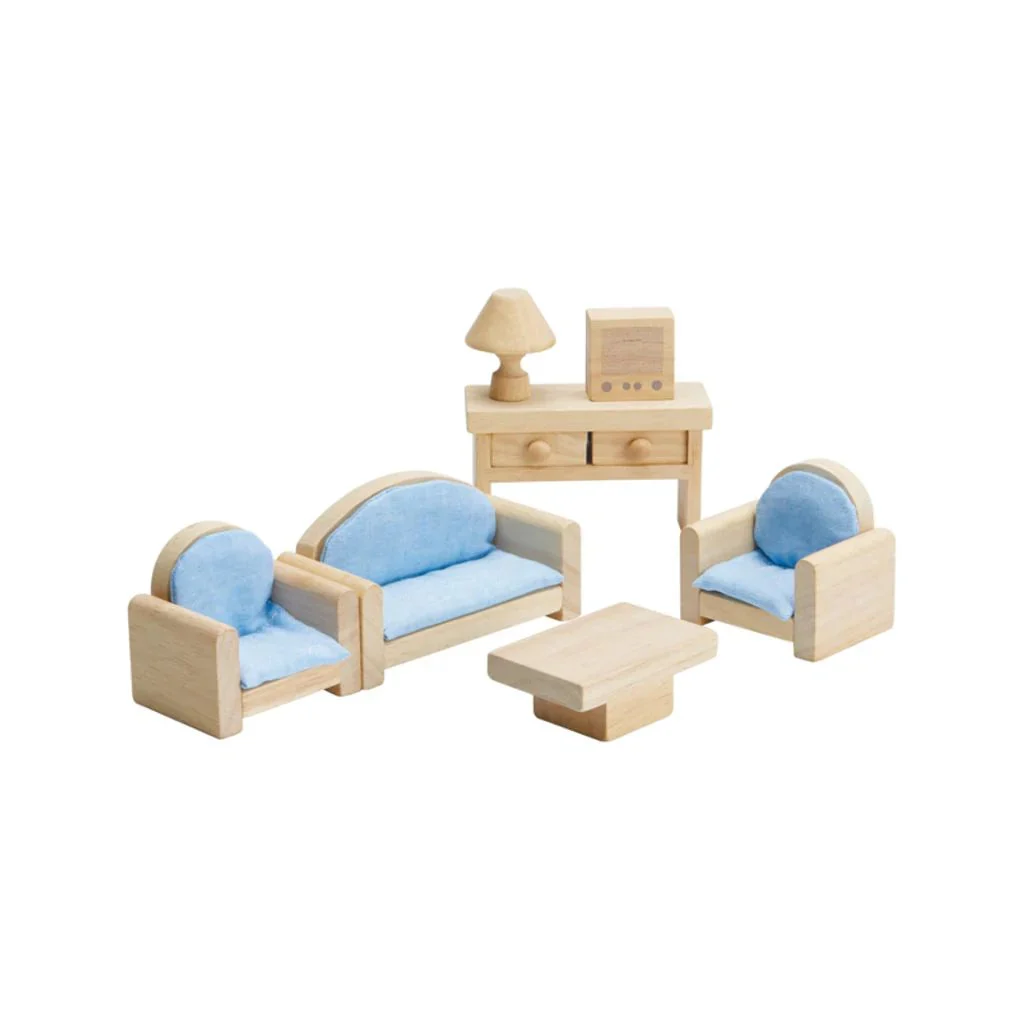 Classic Living Room Dollhouse Playset - Plan Toys