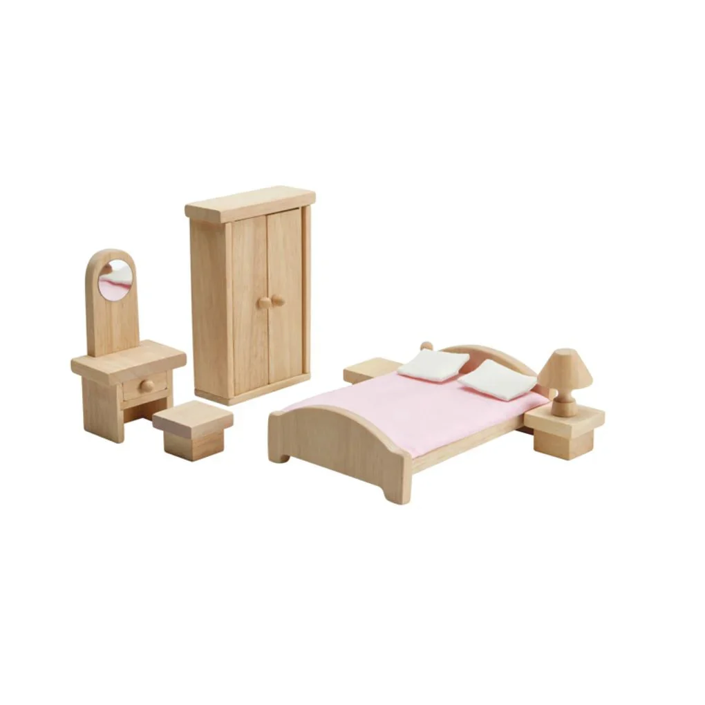 Classic Bedroom Dollhouse Playset - Plan Toys