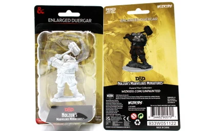 Wizkids 90579 Dungeons & Dragons Nolzur`s Marvelous Unpainted Miniatures: Enlarged Duergar