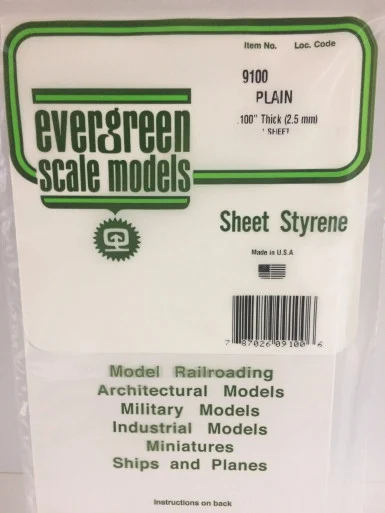 9100 - Plain Sheet .100" (2,5 mmm) (1)