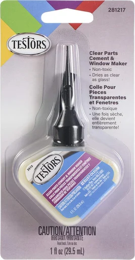 Testors 281217 Clear Parts Cement, 1 Ounce