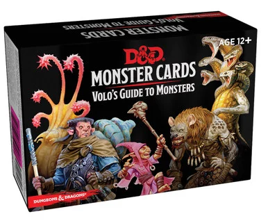 Wizards of the Coast C72270000 Dungeons & Dragons RPG: Monster Cards - Volo`s Guide to Monsters (81 cards)