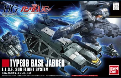 Bandai 5055754 #158 Type 89 Base Jabber E.F.S.F. Sub Flight System HGUC 1/144 Scale Model Kit