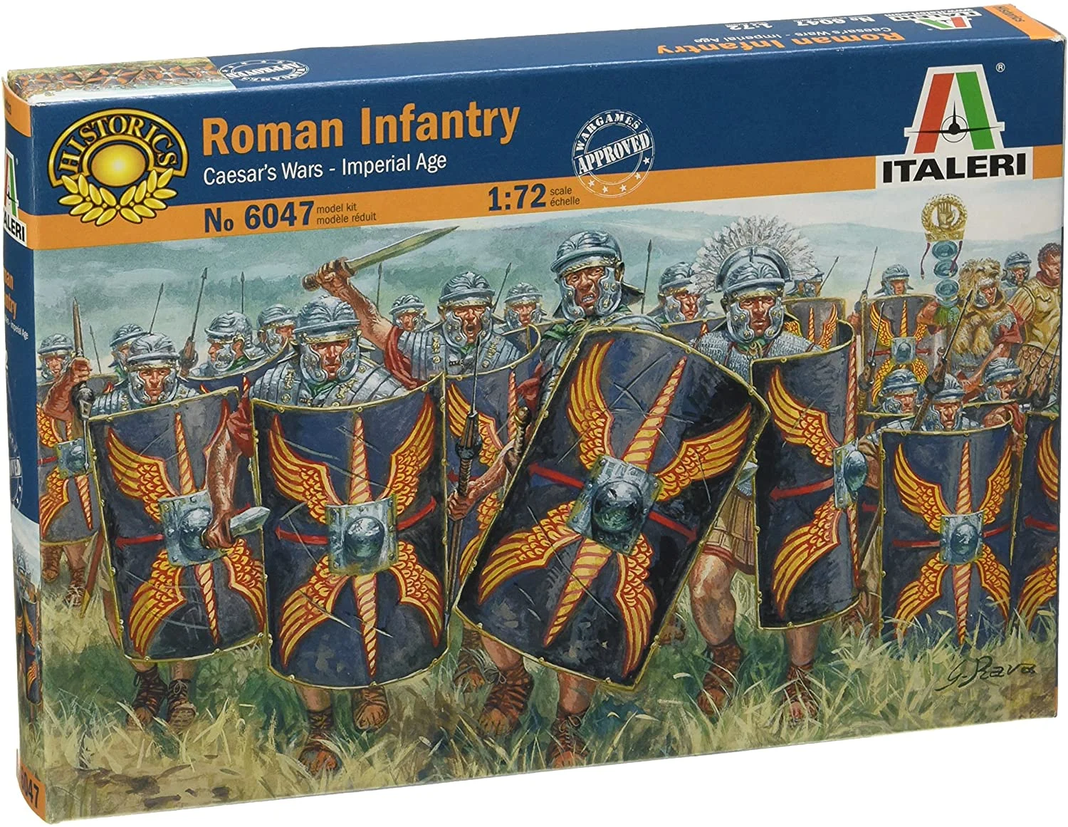 Roman Infantry Imperial Age 1/72 Scale Plastic Figures - Italeri