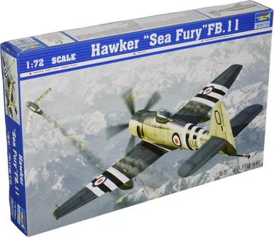 Trumpeter 01631 Hawker Sea Fury Fb.11 1/72 Scale Model Kit