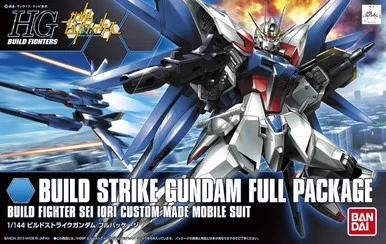 Bandai 5057718 #001 Build Strike Gundam Full Package Build Fighter Sei Iori Custom Made Mobile Suit HG 1/144 Scale Model Kit