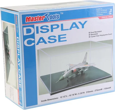 Trumpeter 9808 Showcase for 1/18 Autos, 1/48 Planes, or 1/35 Tanks w/Black Base
