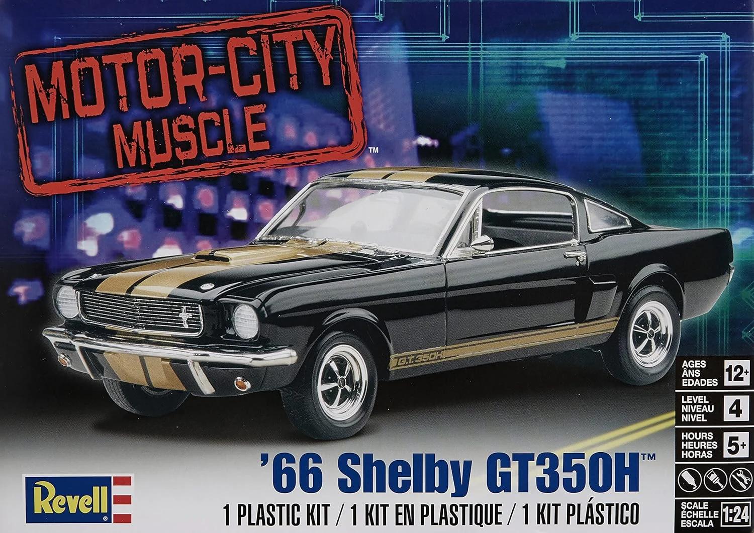 1966 Shelby Mustang GT350H 1/24 Scale Model Kit - Revell