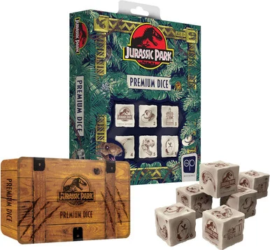 USAopoly USOAC051707 Premium Jurassic Park d6 Dice Set
