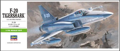 Hasegawa B3 00233 F-20 Tigershark Fighter 1/72 Scale Model Kit