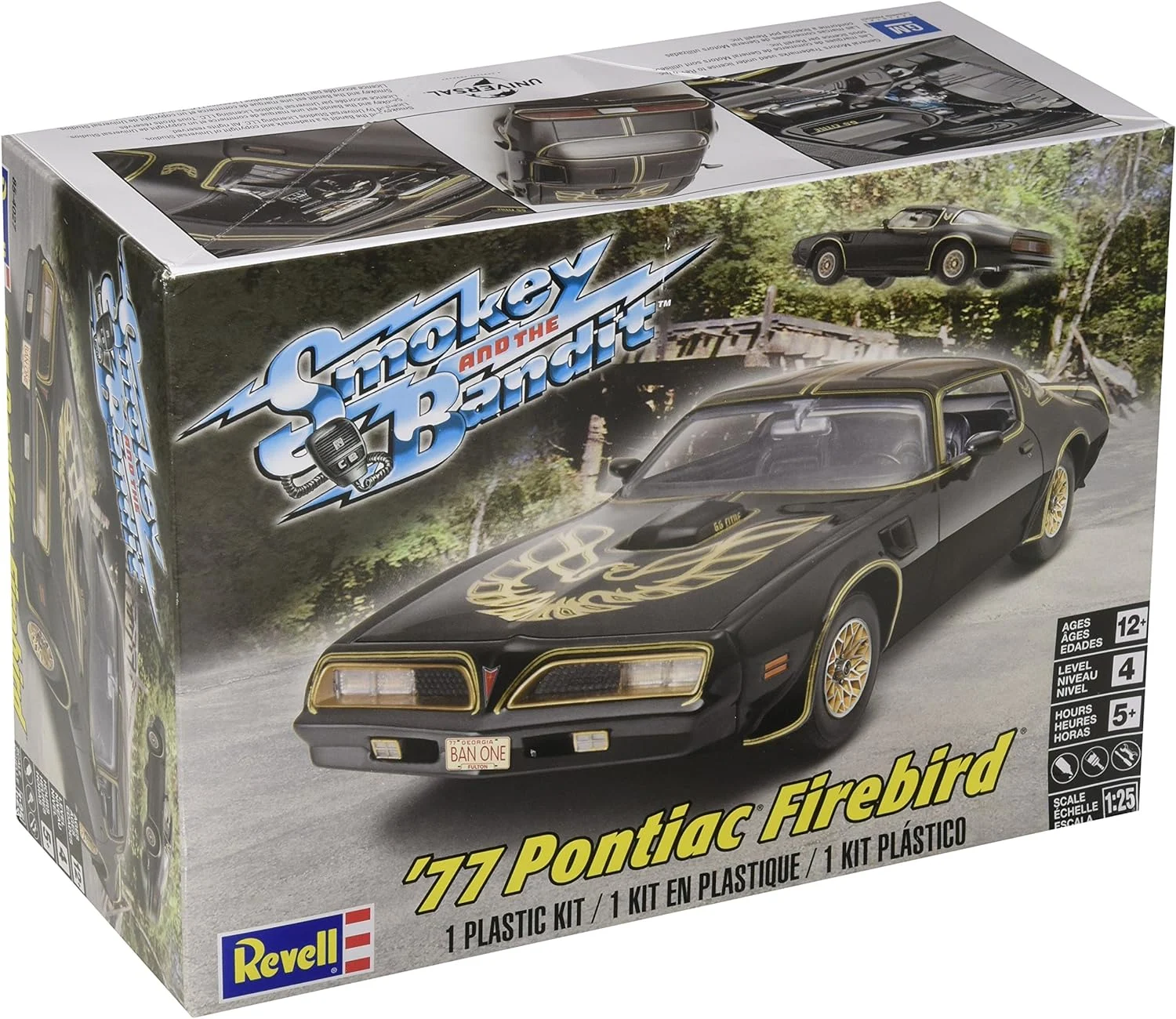 1977 Pontiac Firebird Smokey & The Bandit 1/25 Scale Model Kit - Revell