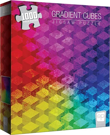 USAopoly USOPZ000733 Gradient Cubes 1000 Piece Jigsaw Puzzle