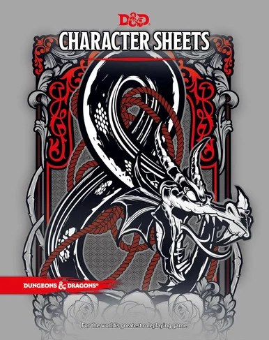 Wizards of the Coast C36860000 Dungeons & Dragons RPG: Character Sheets
