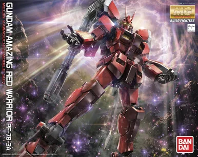 Bandai 5065735 Gundam Amazing Red Warrior PF-78-3A Meijin Kawaguchi's Mobile Suit MG 1/100 Scale Model Kit